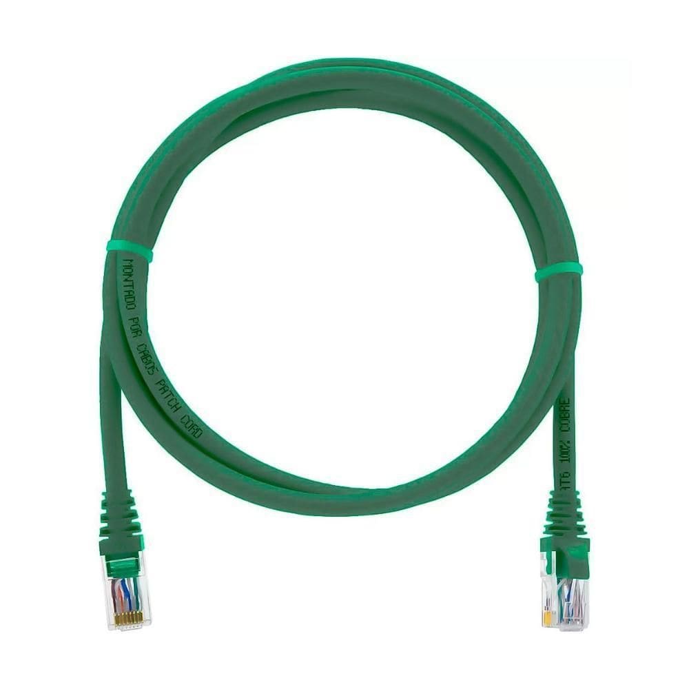 Patch Cord Cat5 E 2Mt Utp Verde 51806 Legrand