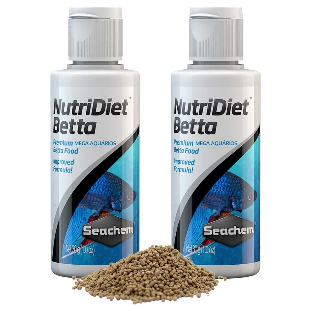 Ração Para Peixe Betta Seachem Nutridiet Kit 2X30G