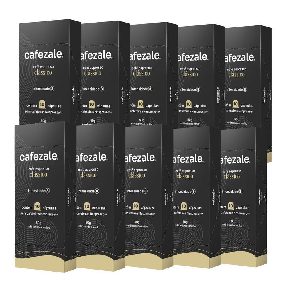 100 Cápsulas Compatíveis Nespresso Café Clássico