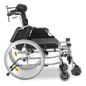 Cadeira De Rodas Reclina Alumínio Dobrável D700 Dellamed T44