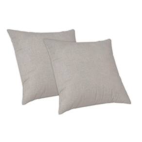Kit 2 Capas Almofada Decorativa 50X50 Suede Glamour Avelã