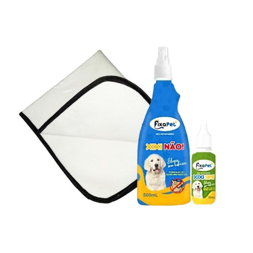 Kit Tapete Dog 10Un G 90X100Cm + Spray Indicador Canino