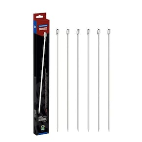Kit 6 Espetos Para Churrasco 30Cm Inox Espetinhos Tramontina