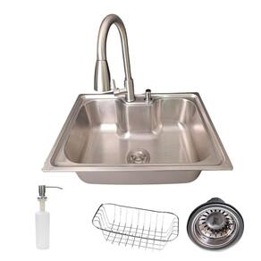 Cuba Cozinha Gourmet Aço Inox 304 E Torneira Extensível Inox