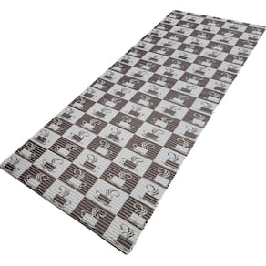 Passadeira Emborrachado Tapete Pvc 3 Metro X 45Cm Estampa 13