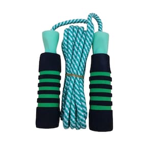 Corda De Pular Funcional Treino Cross Fitness Jump Cor Verde