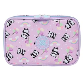 Estojo Box Simples College Panda Balão Juvenil Xeryus