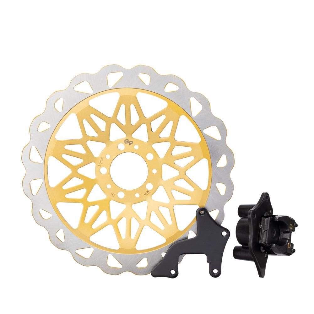 Disco C/ Caliper De Freio Dianteiro Gp7 Cg 150 04/08 320mm D [F016]