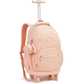 Mochila De Roda 19 Feminina Color Up Passeio Escolar Viagem