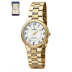 Kit Relógio Champion Feminino Ch26882C Dourado
