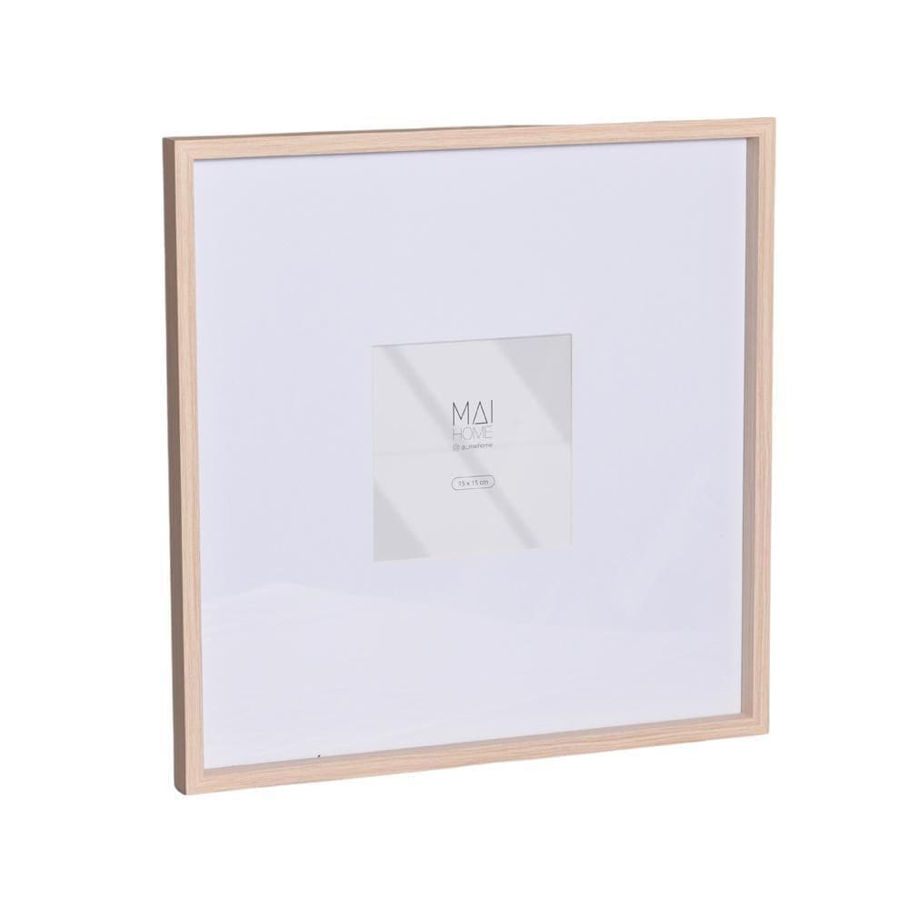 Quadro Haru Md Branco 40X40 Mdf