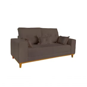 Sofa M39 2,10 cm Tec-102 Marrom Luks Estofados