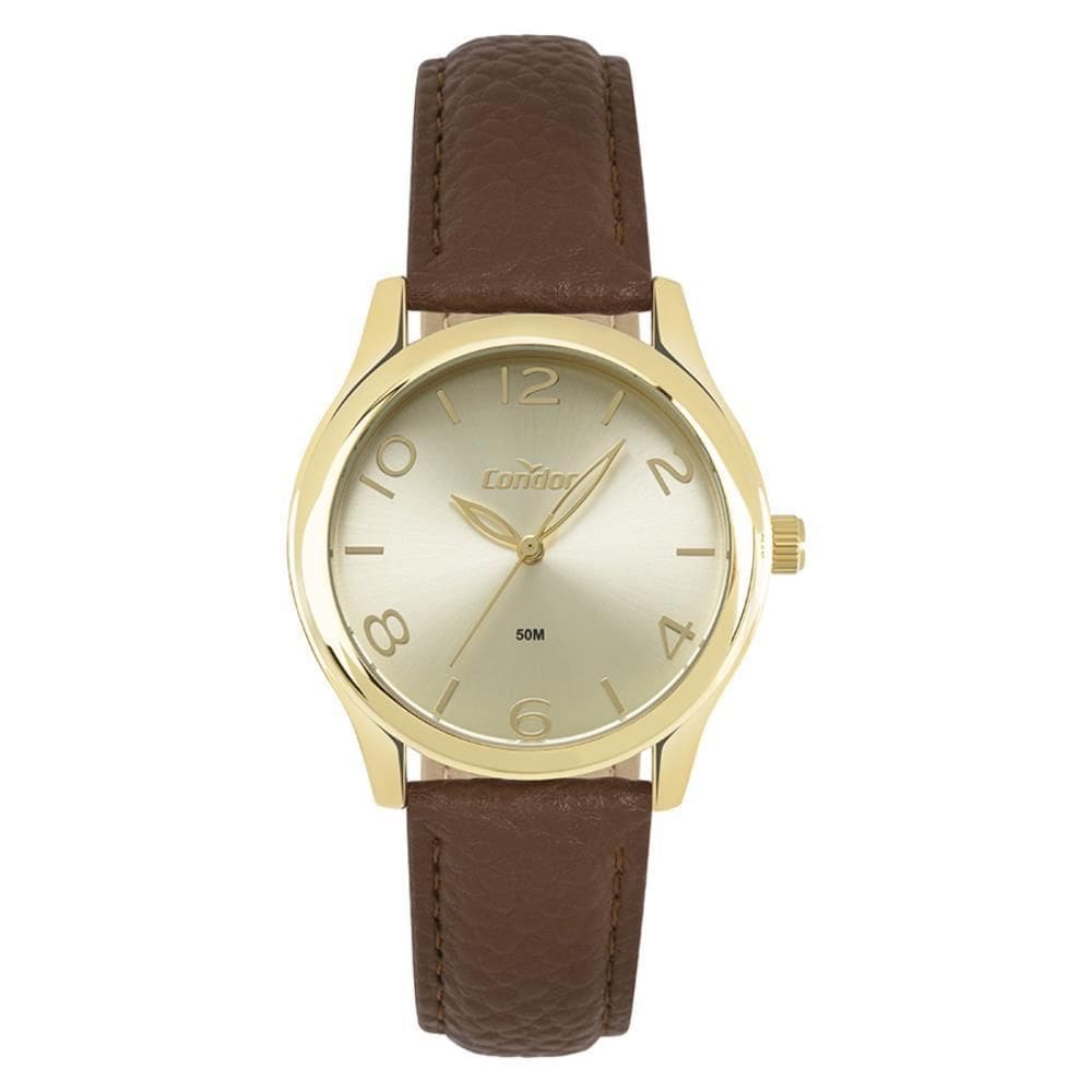 Relógio Condor Feminino Ref: Co2035Nli/5X Casual Dourado