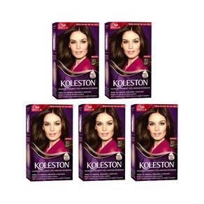 Coloraçao Koleston 30 Castanho Escuro - Kit C/5Un