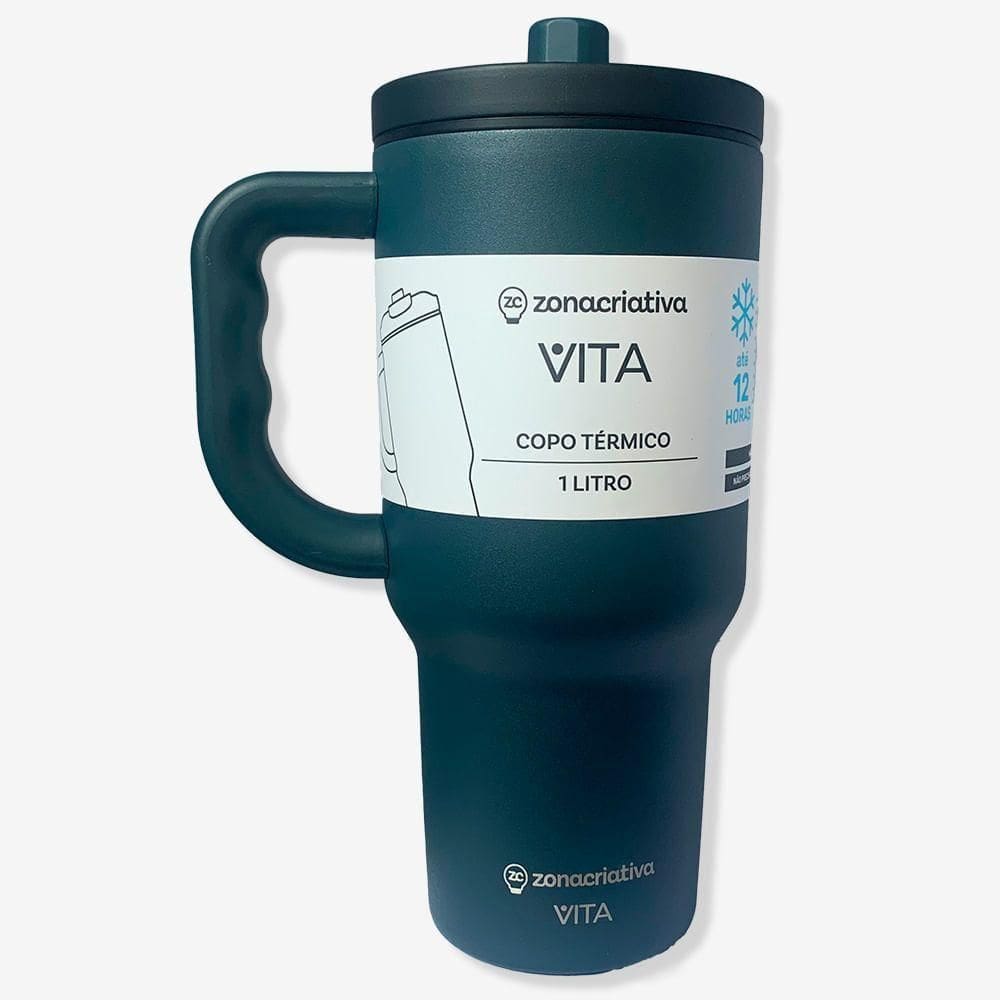 Copo Térmico Tumbler Vita Oceano Zonacriativa