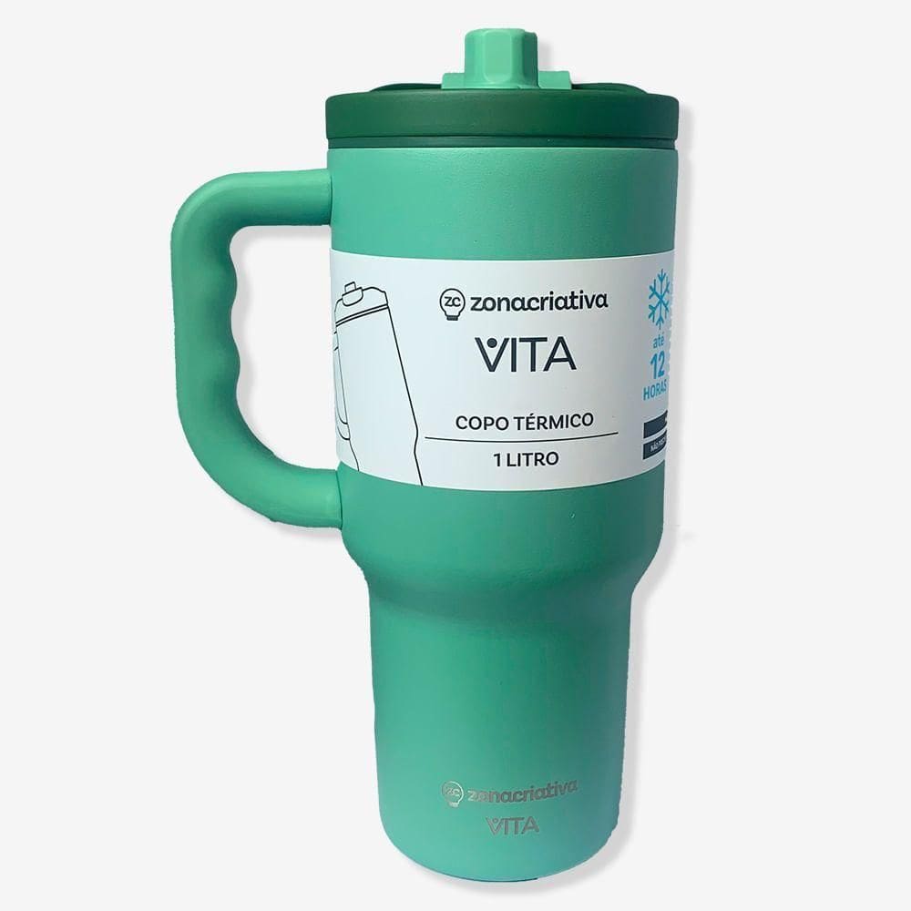 Copo Térmico Tumbler Vita Hortelã Zonacriativa