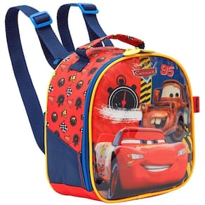 Lancheira Infantil Carros Relâmpago Mcqueen Vermelha Xeryus