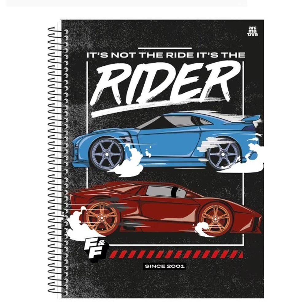 Caderno Univ.10Mat.160Fls Velozes e Furiosos Capa3-Animativa