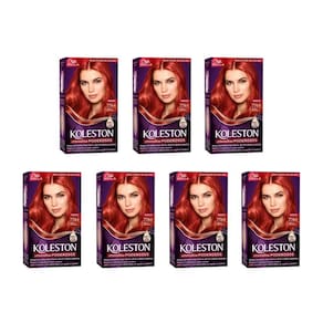 Coloraçao Koleston 7744 Vermelho Intenso-Kit C/7Un
