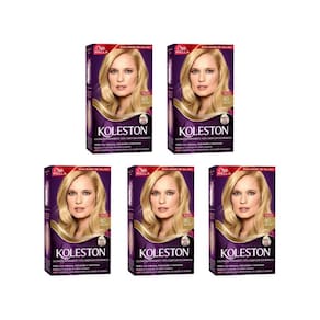 Coloraçao Koleston 80 Louro Claro-Kit C/5Un