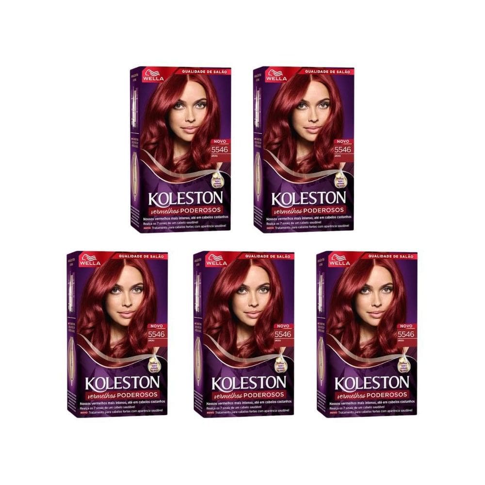 Coloraçao Koleston 5546 Amora-Kit C/5Un