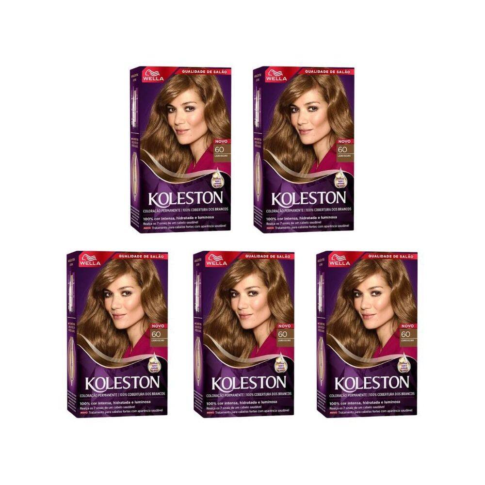 Coloraçao Koleston 60 Louro Escuro-Kit C/5Un