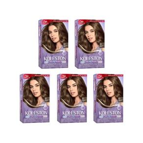 Coloraçao Koleston 61 Louro Cinza Escuro-Kit C/5Un