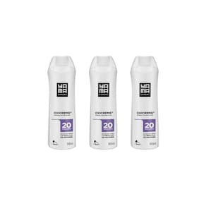 Agua Oxigenada Yama 900Ml 20 Volumes-Kit C/3Un