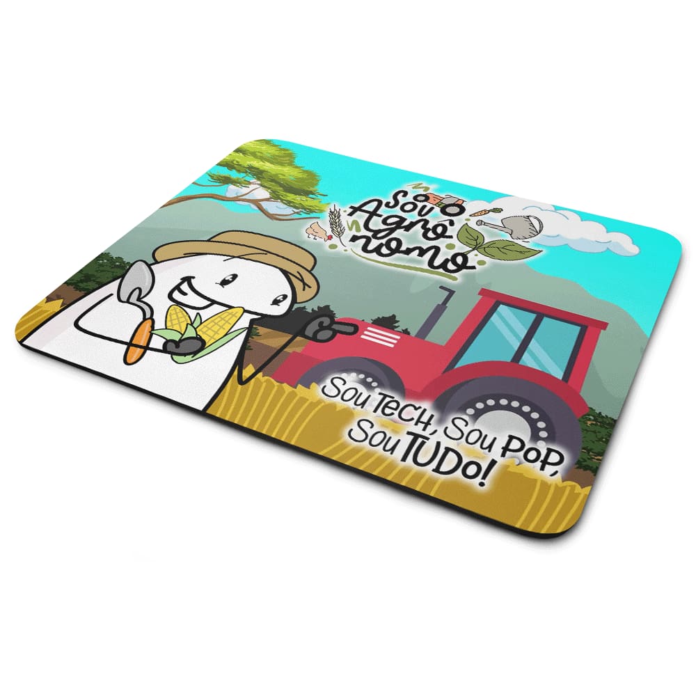 Mouse Pad Flork Profissões - Sou agrônomo