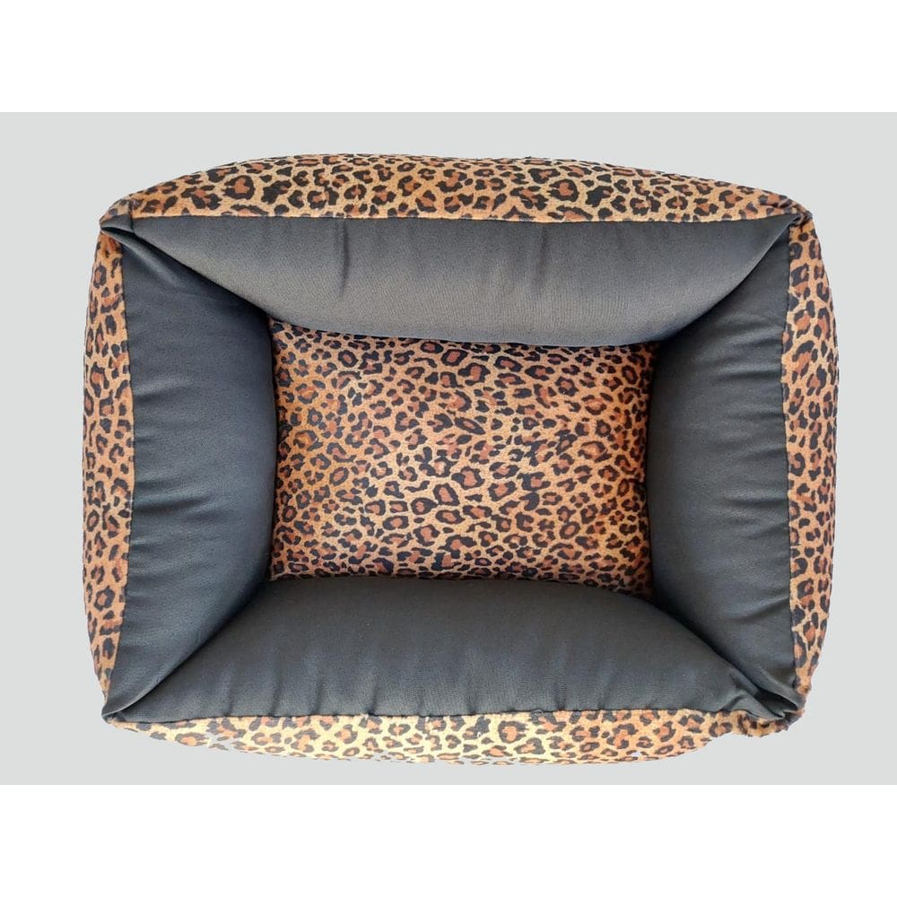 Cama Pet De Luxo Em Pelúcia Fofinha E Confortável Oncinha P