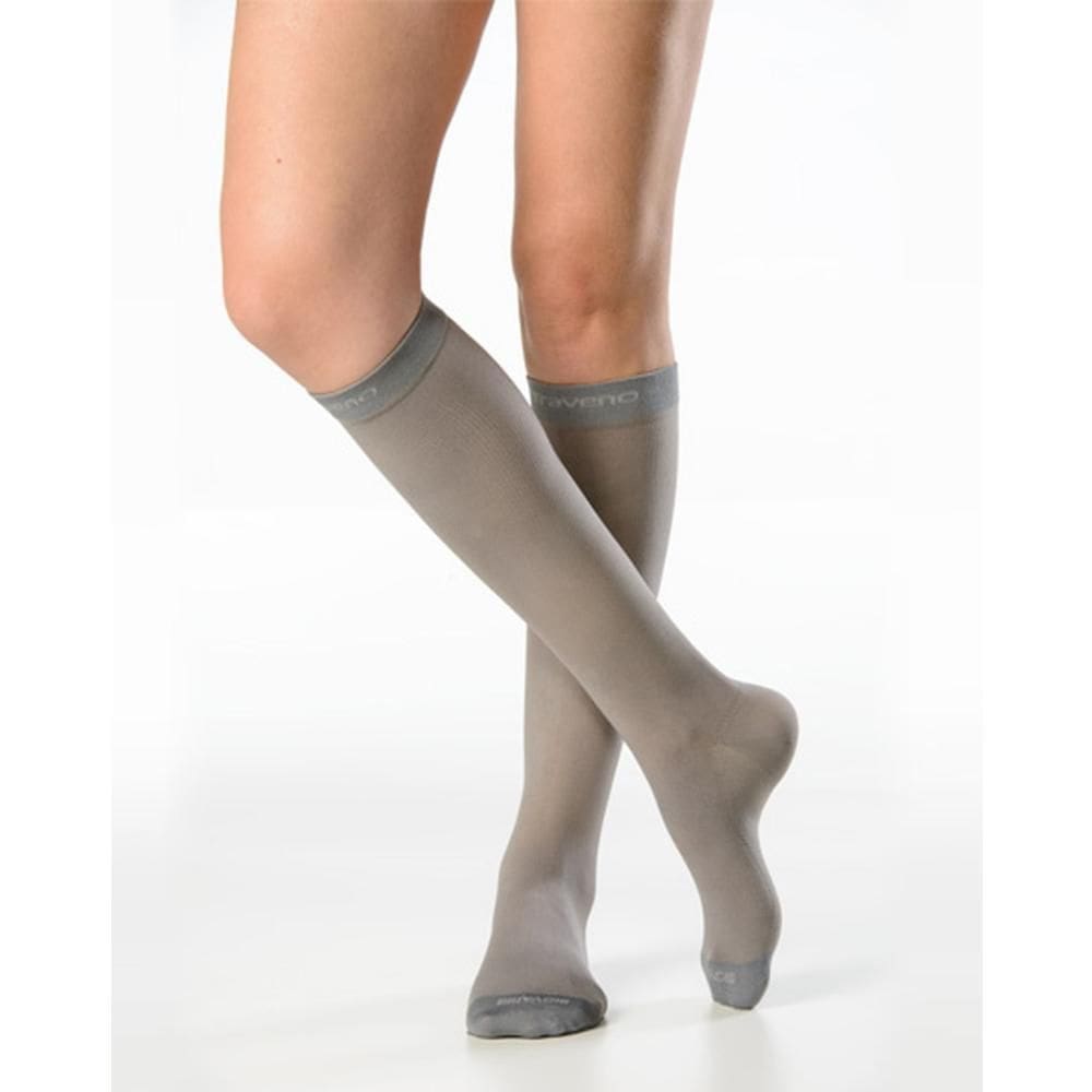 Meia De Viagem Traveno 170 Sigvaris Unissex Cinza - G