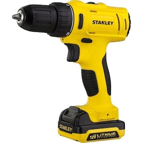 Parafusadeira/Furadeira Bateria 12V 3/8 Pol. com Carregador 2 Baterias e Maleta SCD121S2K Stanley