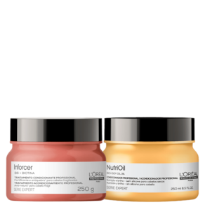 Kit L`Oréal Professionnel Serie Expert NutriOil Inforcer Tratamento (2 Produtos)