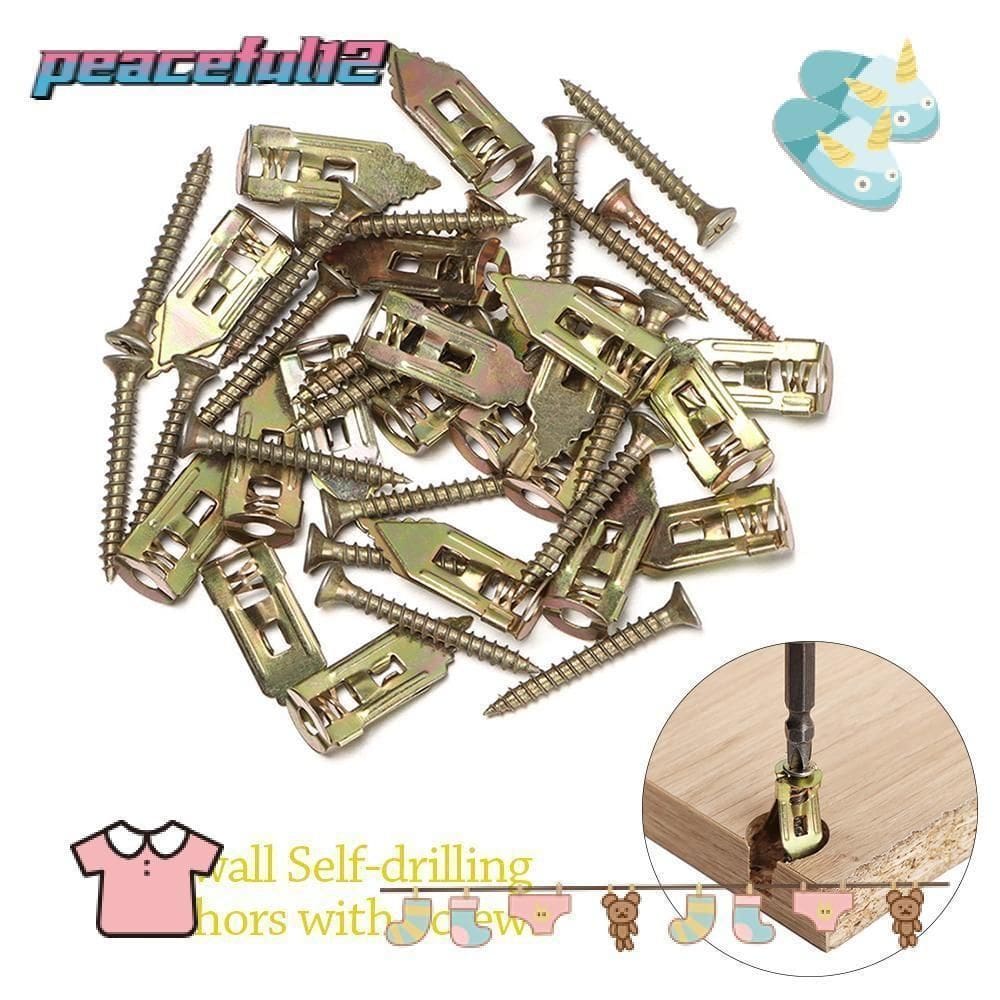 Kit Parafuso De Expansao Para Placa De Gesso 25 Parafusos