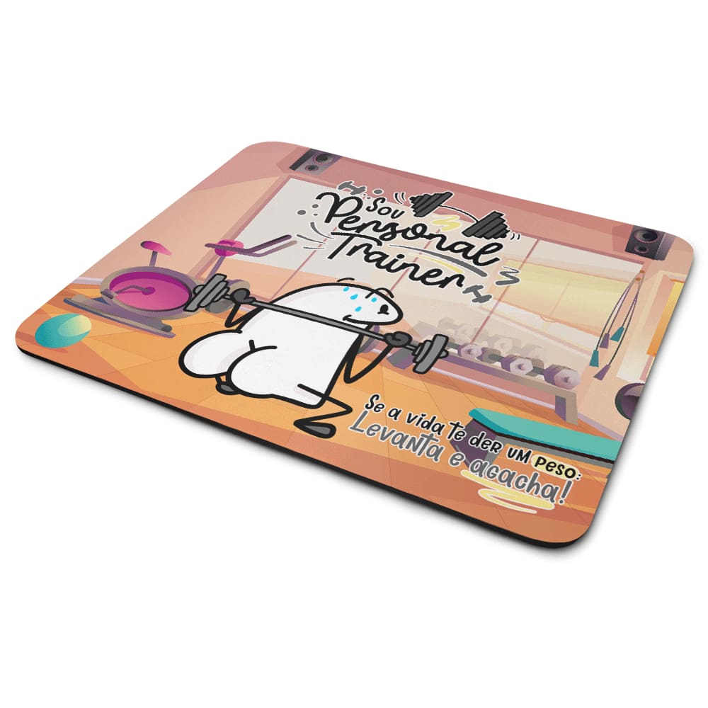 Mouse Pad Flork Profissões - Sou Personal Trainer
