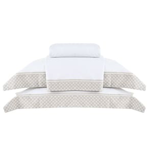 Jogo Cama Queen Buddemeyer 180 Fios Percalle Palazzio