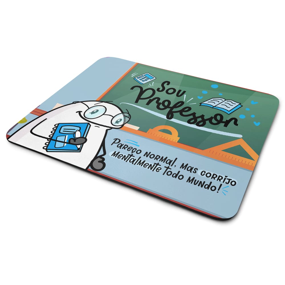 Mouse Pad Flork Profissões - Sou professor