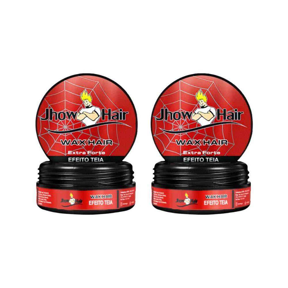 Pomada Capilar Jhow Hair Wax Teia 130g - Kit C/ 2un