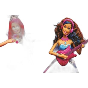 Fundo Fotográfico Em Tecido Barbie Rockstar 2,20X1,50.