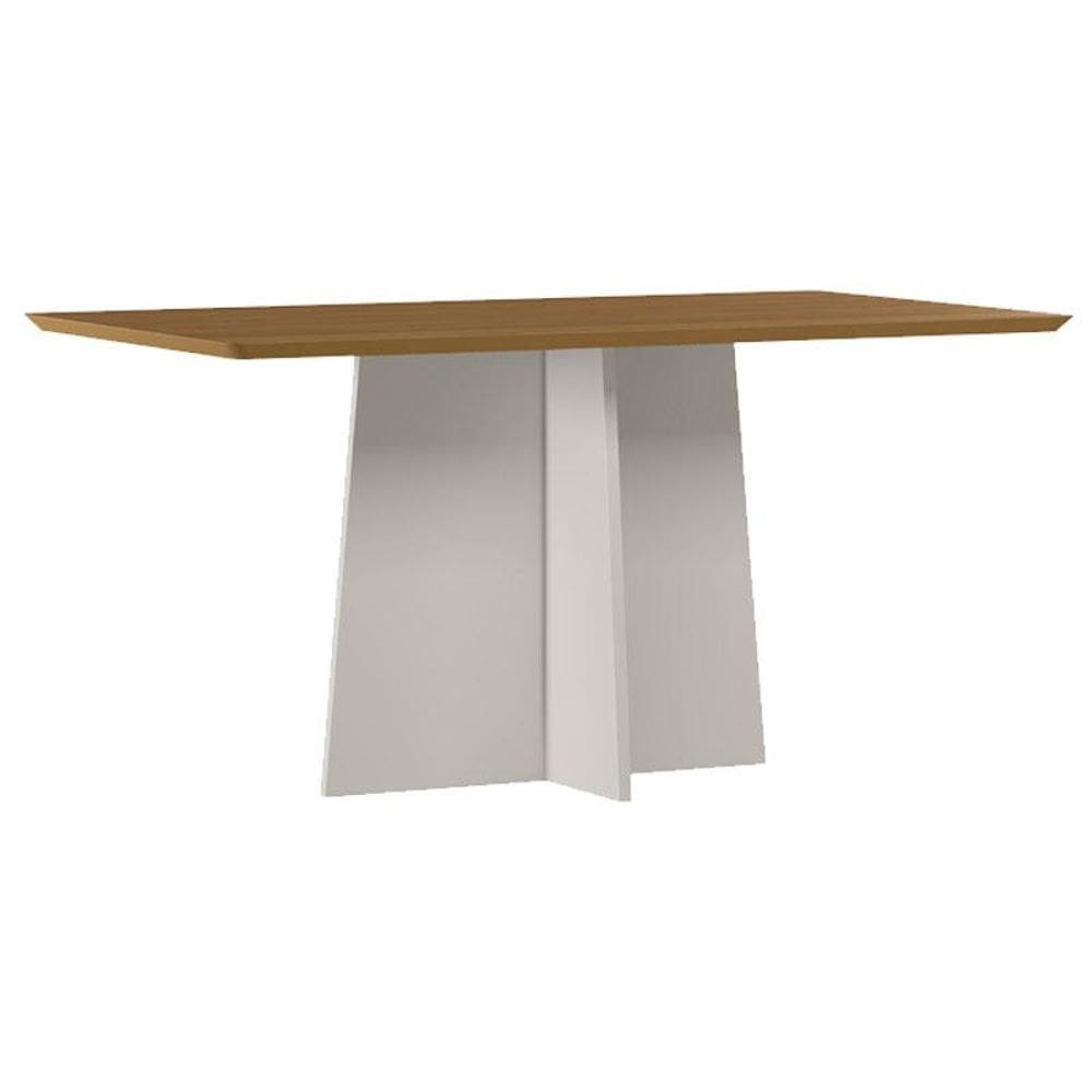Mesa de Jantar Anitta 160x90 cm sem Vidro Off White Ype – New Ceval