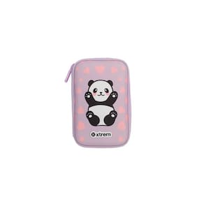 Estojo Infantil Xtrem Tucson 4XT Panda Lilás