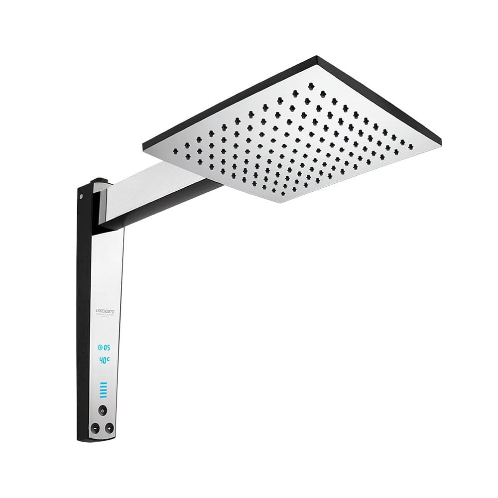 Chuveiro Lorenzetti Acqua Century Digital Preto/Cromado