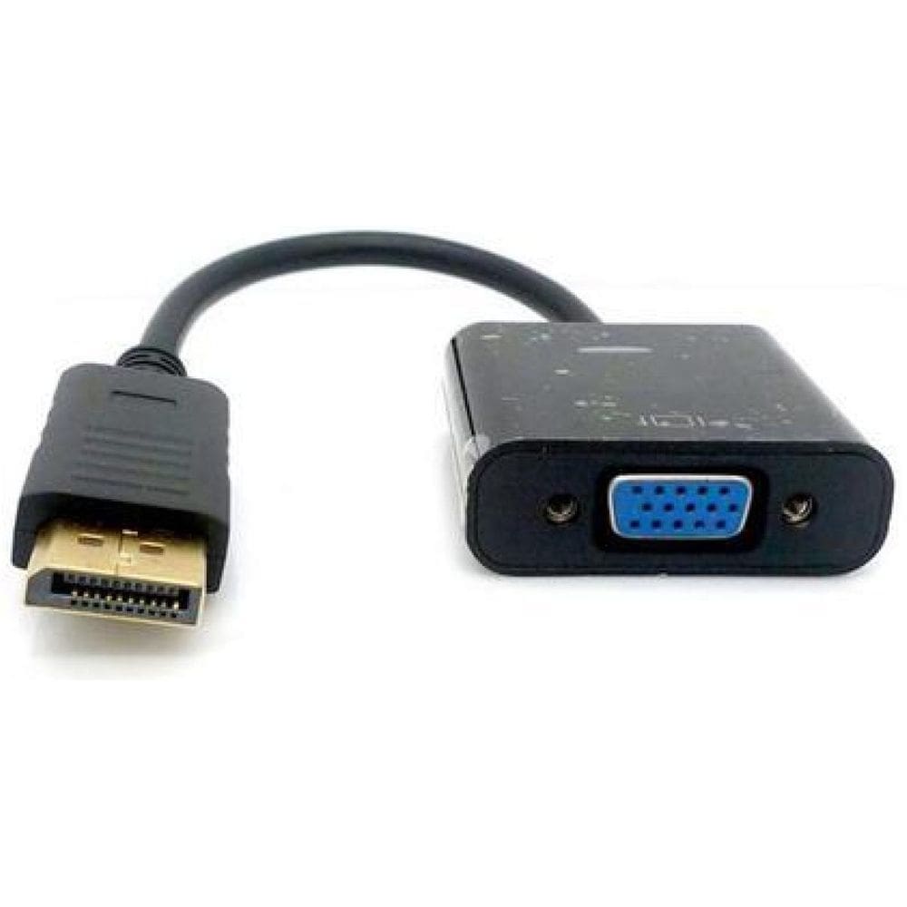 Adaptador De Display Port Para Vga Com Rabicho Shinka
