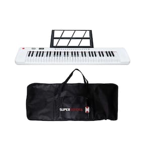Teclado Musical Waldman ClassTone WTS-100 Branco + Capa