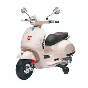 Moto Elétrica 6V Infantil Scooter Vespa Branca - Zippy Toys