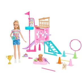 Barbie Stacie Treinadora de Cachorrinhos com Acessórios