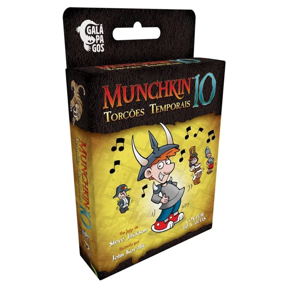 Jogo de Cartas Munchkin 10 Torções Temporais - Galápagos