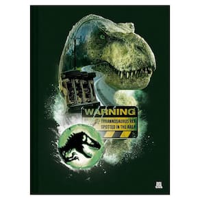 Caderno Univ Brochura 80Fls Jurassic World Capa2 - Animativa