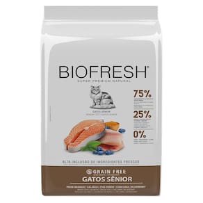 Ração Biofresh Para Gatos Sênior Peixe Branco 7,5kg