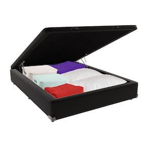Cama Box Baú Viúvo 128x188 Preto